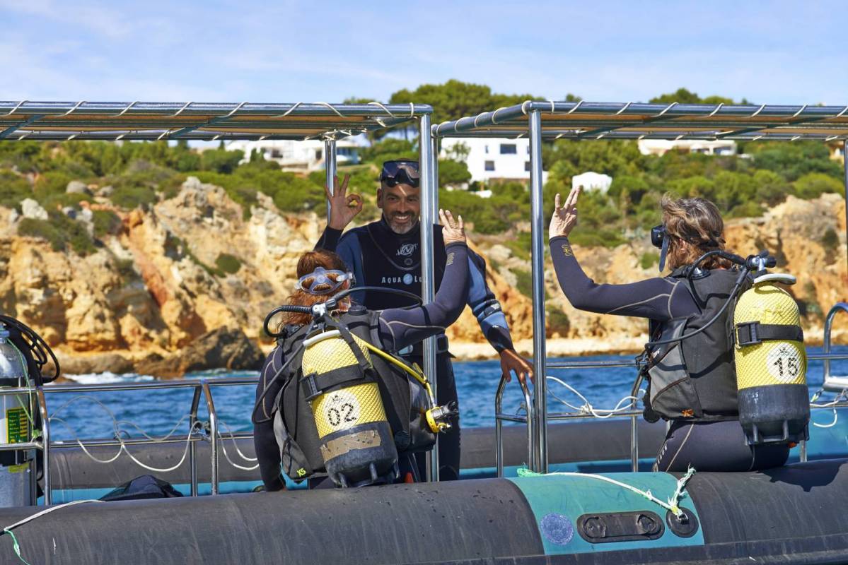 Diving Baptism In Albufeira