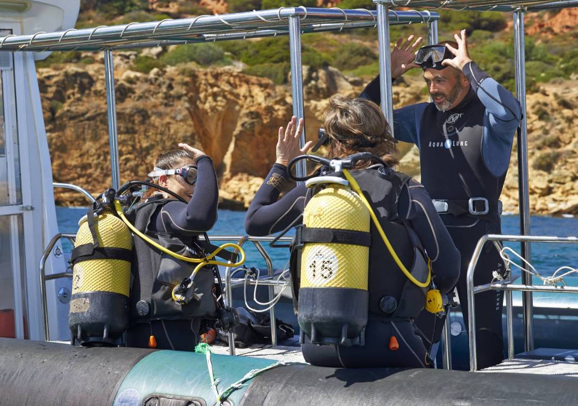 Diving Baptism In Albufeira