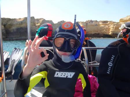 Albufeira: Excursão De Snorkeling De 2 Horas Em Uma Baía Protegida
