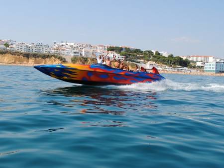 Albufeira: Ocean Rocket Boat Ride