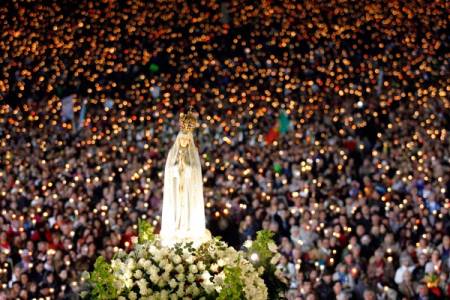 Fatima Sanctuary Und Candlelight Prozession