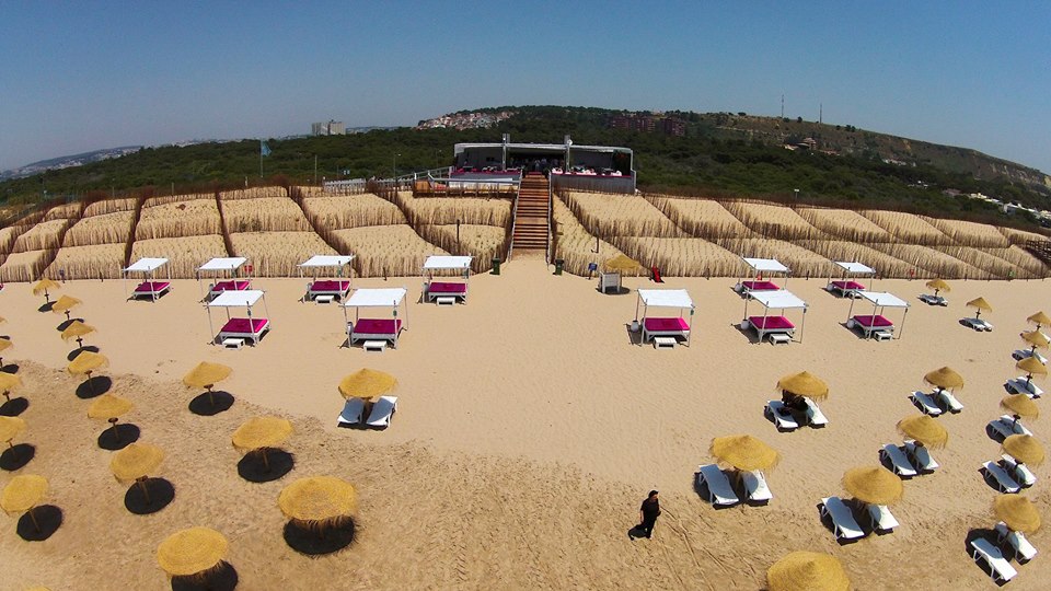 The Beach Of Costa Da Caparica