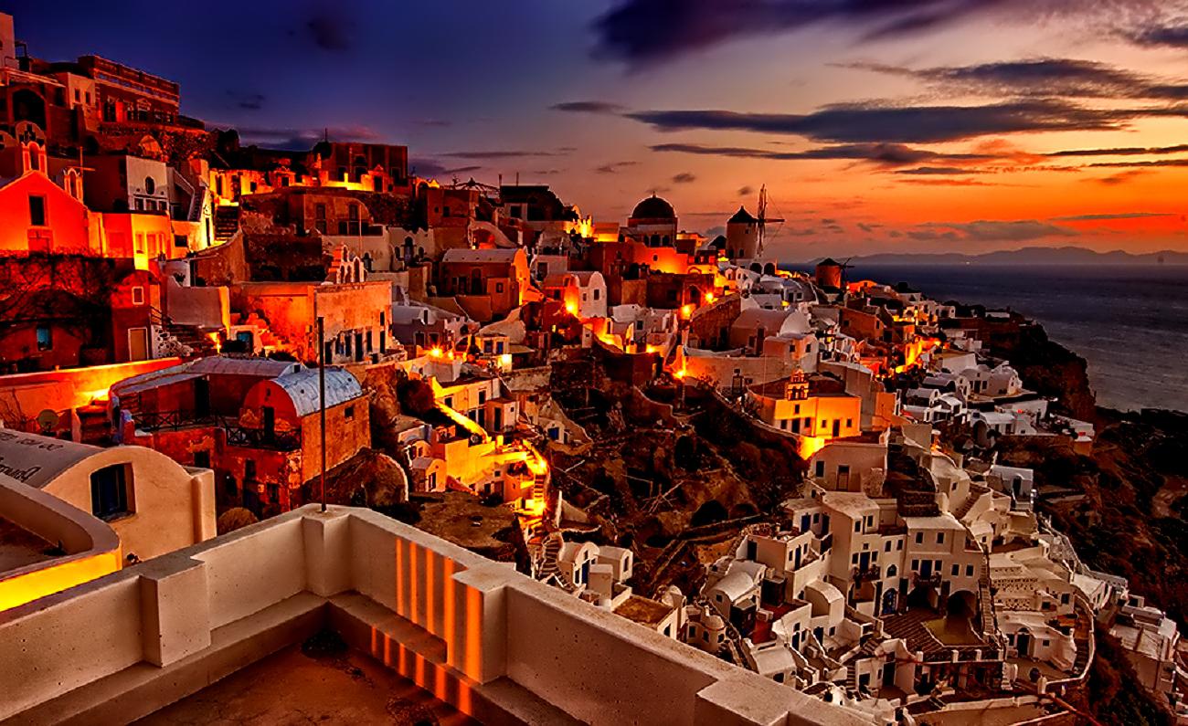 santorini wine adventure sunset tour