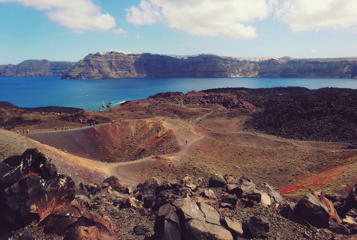 santorini volcano excursion