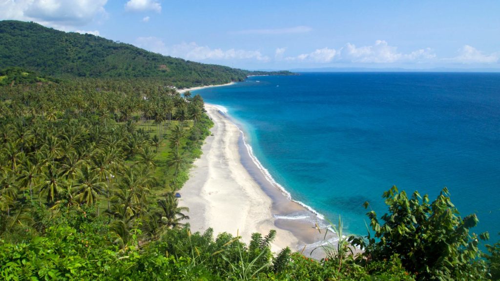 Beach in Lombok, Indonesia