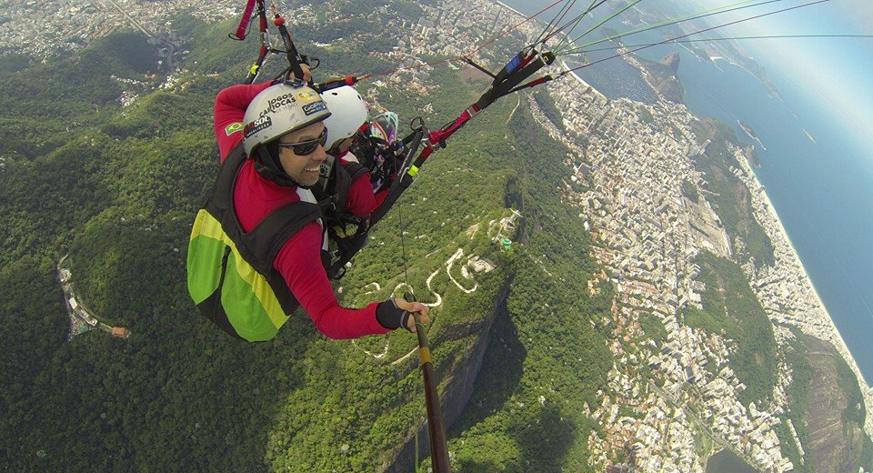 Paragliding Tandem Flight Rio de Janeiro Brazil