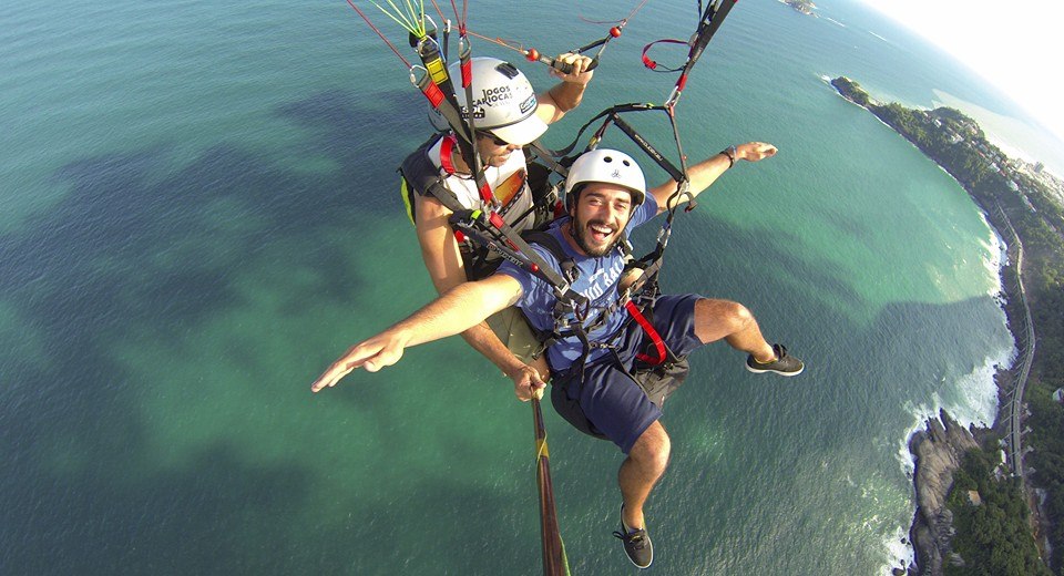 Paragliding Tandem Flight Rio de Janeiro Brazil