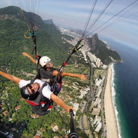 Paragliding Flight, Rio De Janeiro