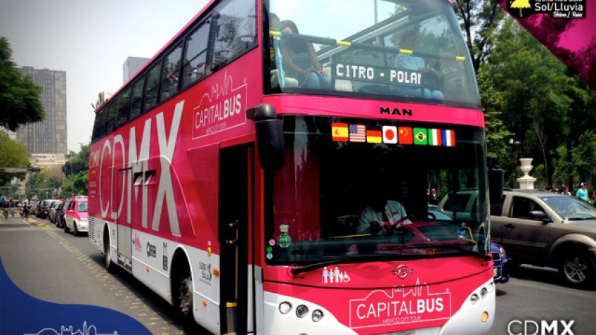 open top bus tour mexico city