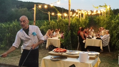 Dinner In The Chianti Vineyards