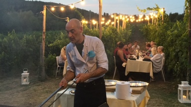 Dinner In The Chianti Vineyards