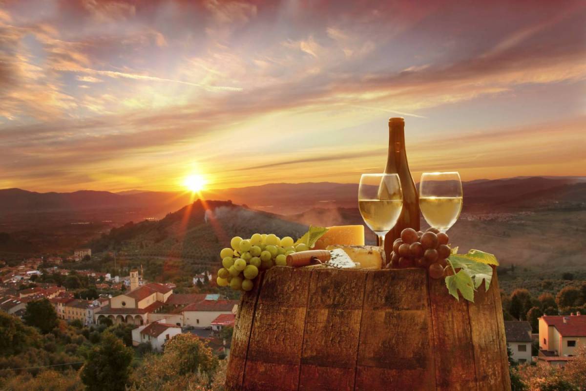 Chianti At Sunset With Dinner Experience From Siena