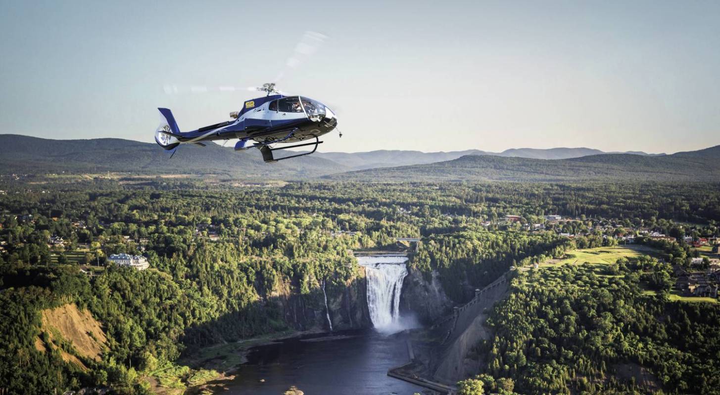 Quebec - The City And The River By Sky