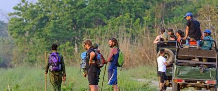 2 Nächte 3 Tage Chitwan Dschungel Safari