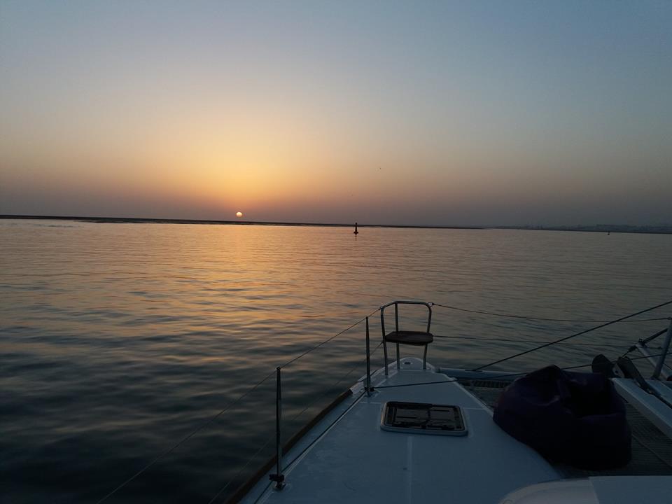 From Faro: Private Sunset Tour On Sailing Catamaran In Ria Formosa