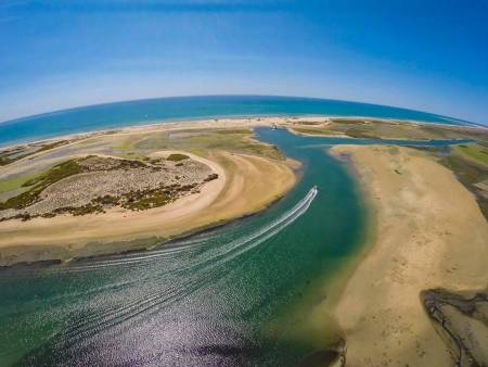 From Faro: Half-Day Tour In The Ria Formosa On Luxury Power Boat