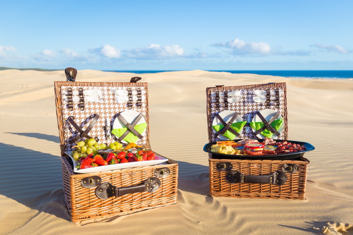 Picnic At The Sunset & Sandboarding In The Dunes Of Port Stephens