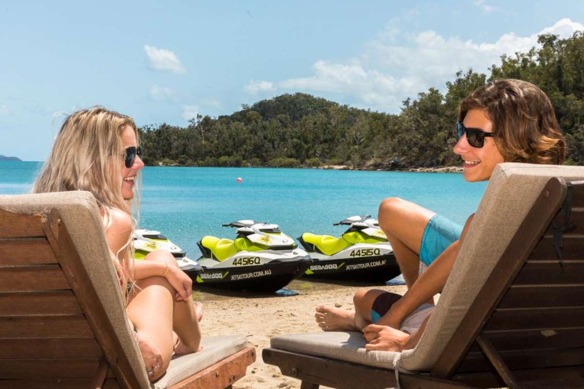 Airlie Beach: Jet Ski Tour With Visit To Palm Bay Resort & Pizza Lunch