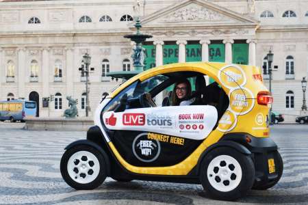 1-Stündige Elektroauto-Tour In Lissabon Mit GPS Und Audioguide