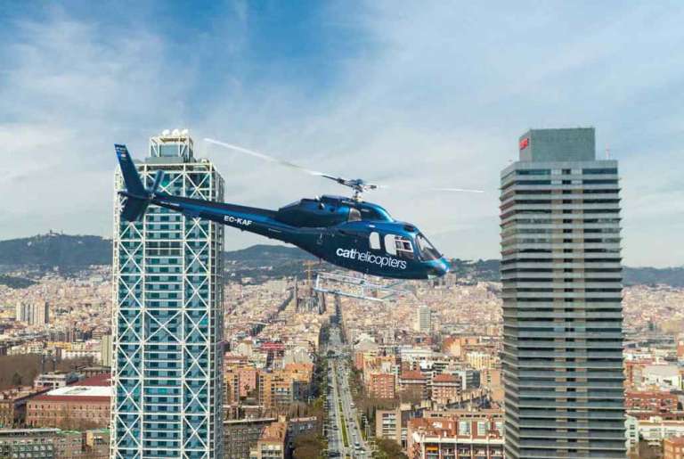 Barcelona Helicopter Flight And Sailboat Tour