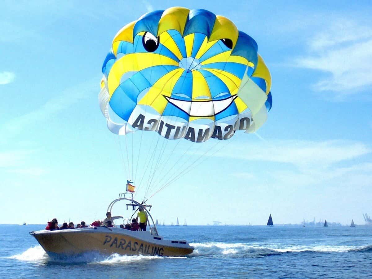 Parasailing Experience & Kayak Or Paddle Surf In Barcelona