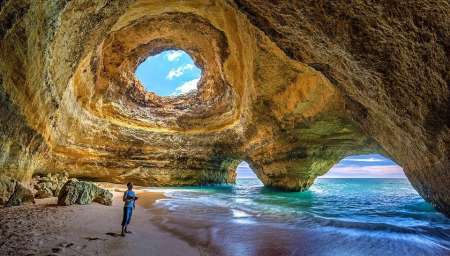 De Vilamoura: Observation Des Dauphins Et Excursion En Bateau Dans La Grotte Benagil