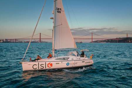 Lissabon: Sonnenuntergang Tagus River Segelboot Tour