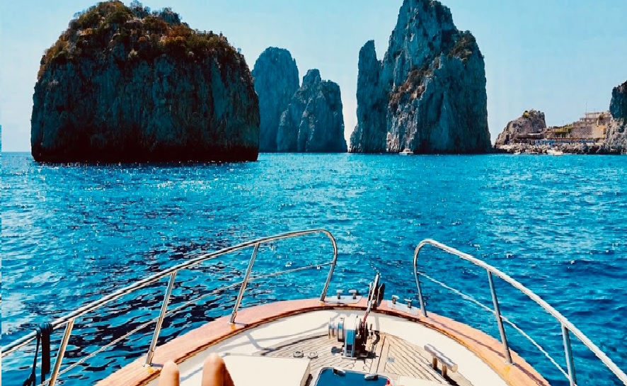 From Sorrento: Capri Boat Tour with Blue Grotto Visit