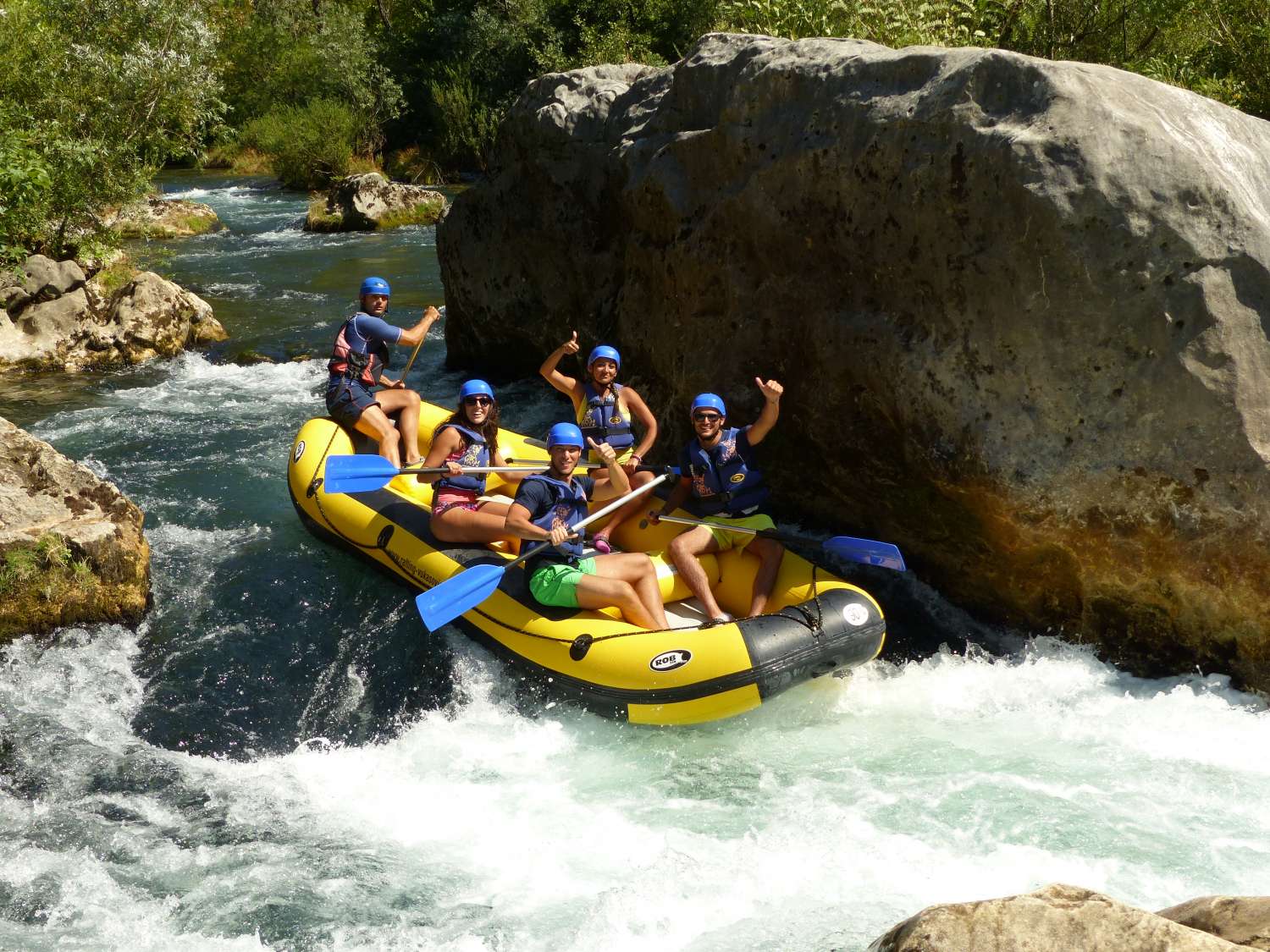Rafting Experience On The Cetina River Starting From Split