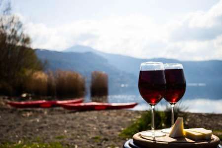 From Rome: Kayak Tour On The Castel Gandolfo Lake With Wine And Food Tasting