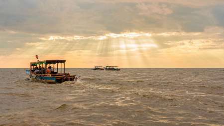 Jeep Floating Village & Sunset Boat Tour In Tonle Sap Lake