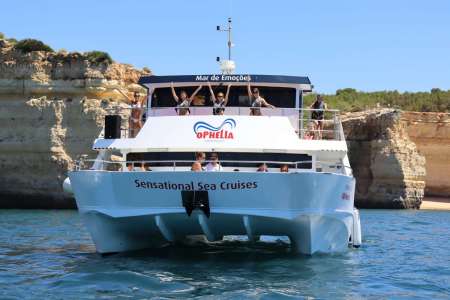 Cuevas De Benagil Crucero De 6 Horas En El Catamarán Ofelia + Barbacoa En La Playa Desde Portimão