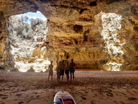Algarve: Stand Up Paddle Unique Experience In Cova Redonda Beach